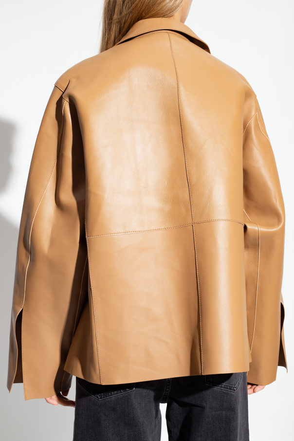 TOTEME ‘Army’ leather jacket Women's Clothing Vitkac